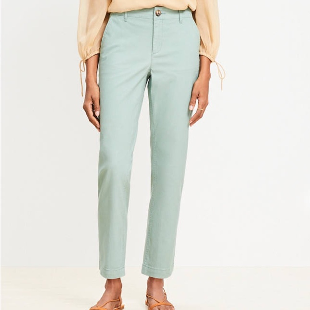 Loft Green Chino Pants - image 2